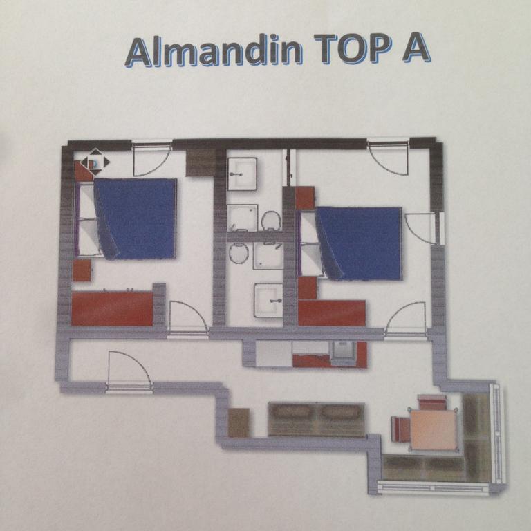 Almandin Apartments Ischgl Rom bilde
